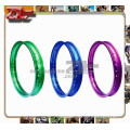 Motorcycle Rim With Yellow Red Blue Black Color